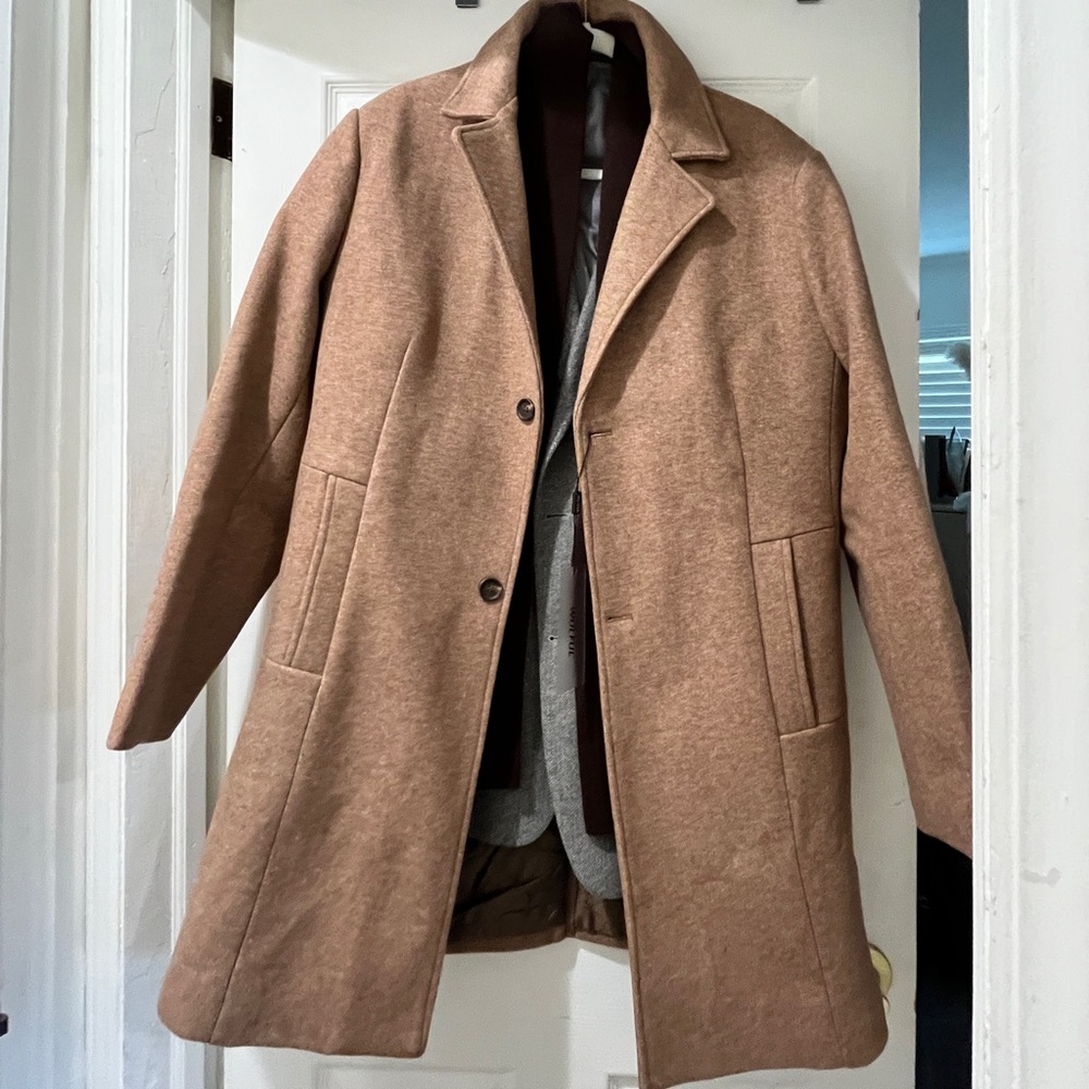 Men’s Brown Peacoat